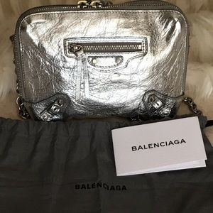 BALENCIAGA leather bag authentic 100% Paris